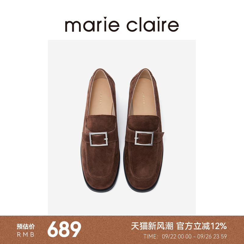 mc针扣乐福鞋女鞋乐福鞋