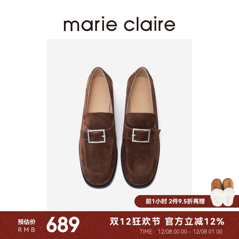 MC针扣乐福鞋marieclaire女鞋