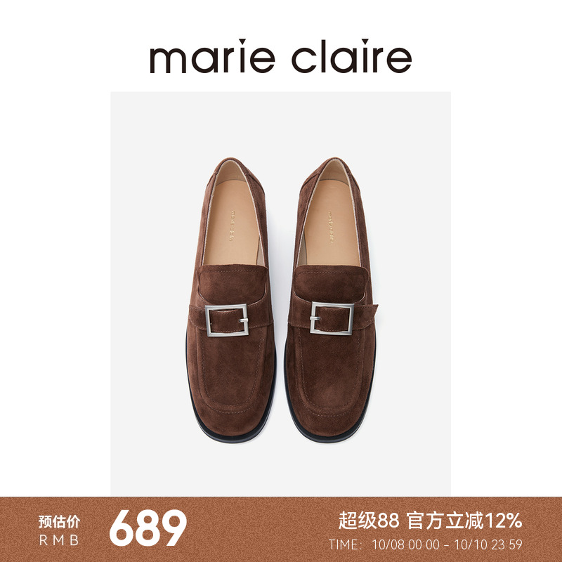 MC针扣乐福鞋marieclaire女鞋