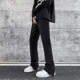 早秋高街vibe开叉排扣高级感休闲裤男修身西裤女KK344-P55，男装西裤，星座205