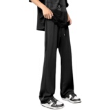 冰丝马吉拉西裤高级感休闲微喇垂坠感松紧腰西裤男KK005-P50，男装西裤，星座205