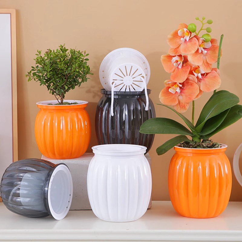 自动吸水桌面简约花盆