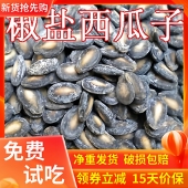 小个椒盐西瓜子500g 即食纯咸味黑瓜子干咸瓜子小零食 1000g实惠装