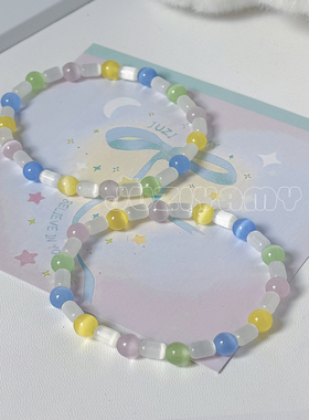 橘子yamy原创猫眼手链合集手链女