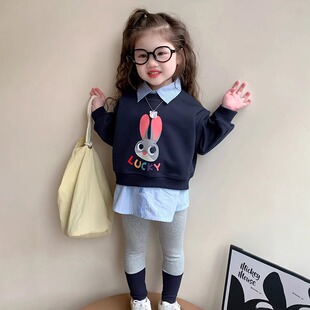 女童春装套装2025年新款网红炸街儿童装春秋款女宝宝洋气时髦衣服