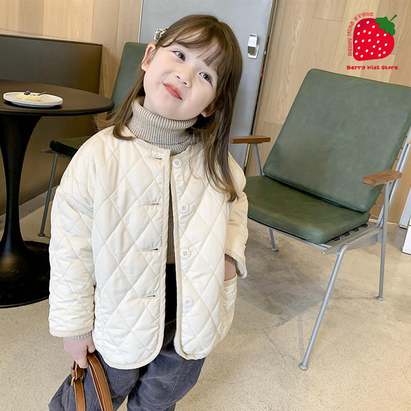 童装2026新款女童洋气加厚外套儿童洋气冬装宝宝韩版保暖棉袄上衣