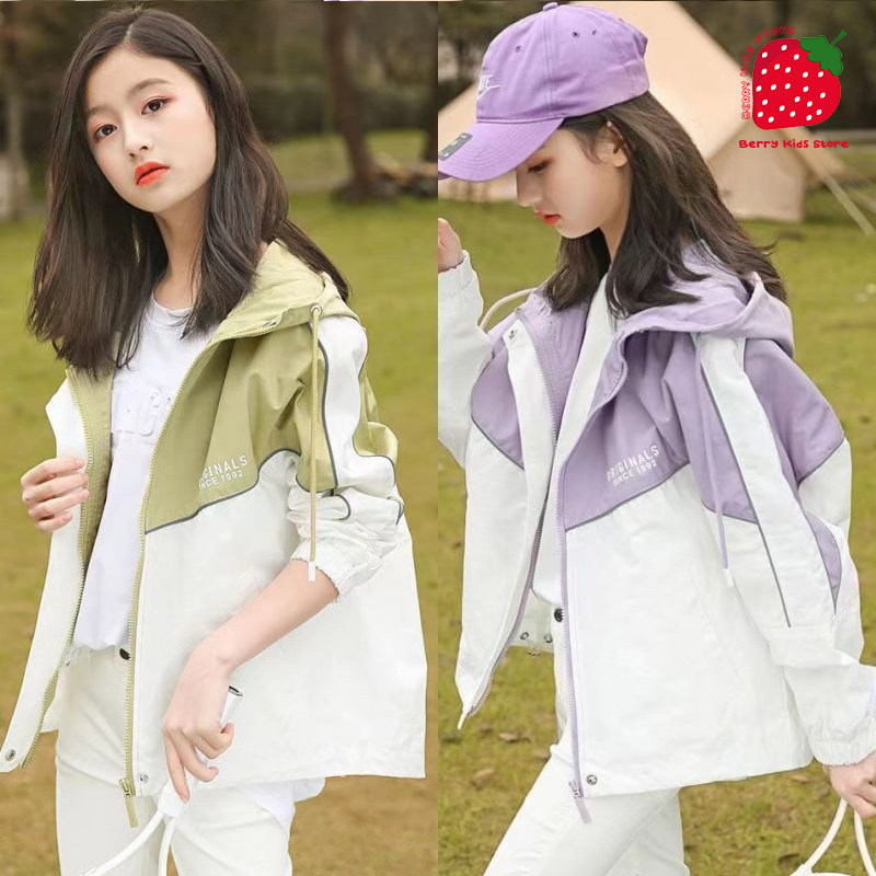 女童外套春装2026新款韩版休闲儿童衣服中大童春秋外套洋气风衣潮