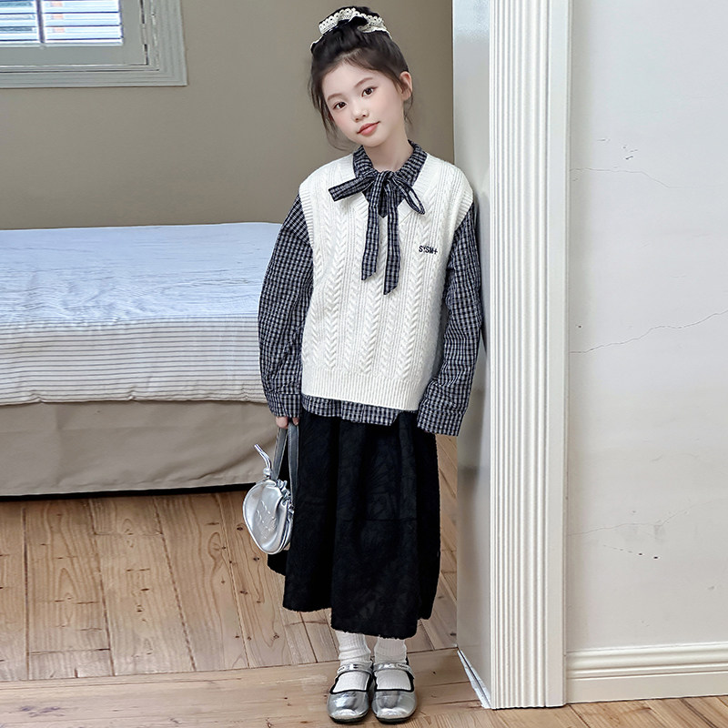 2025女童秋装套装儿童洋气时尚运动童装卫衣外套春秋款时髦两件套