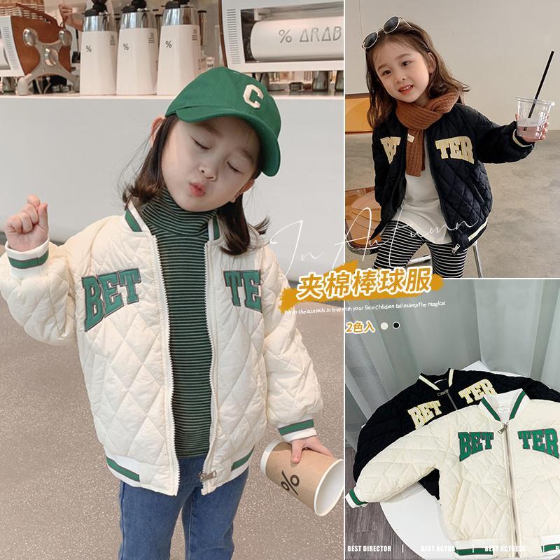 女薄秋棒球服棉洋气休闲外套新款
