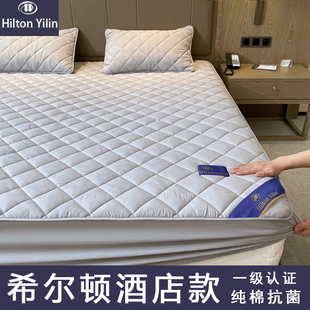 五星级酒店纯棉床笠单件全棉夹棉席梦思床垫保护套罩全包防滑床罩