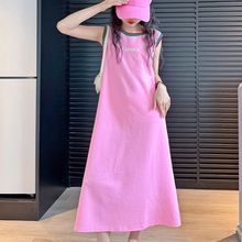 女童连衣裙夏季2025新款洋气时髦儿童网红套装裙炸街女大童裙子酷