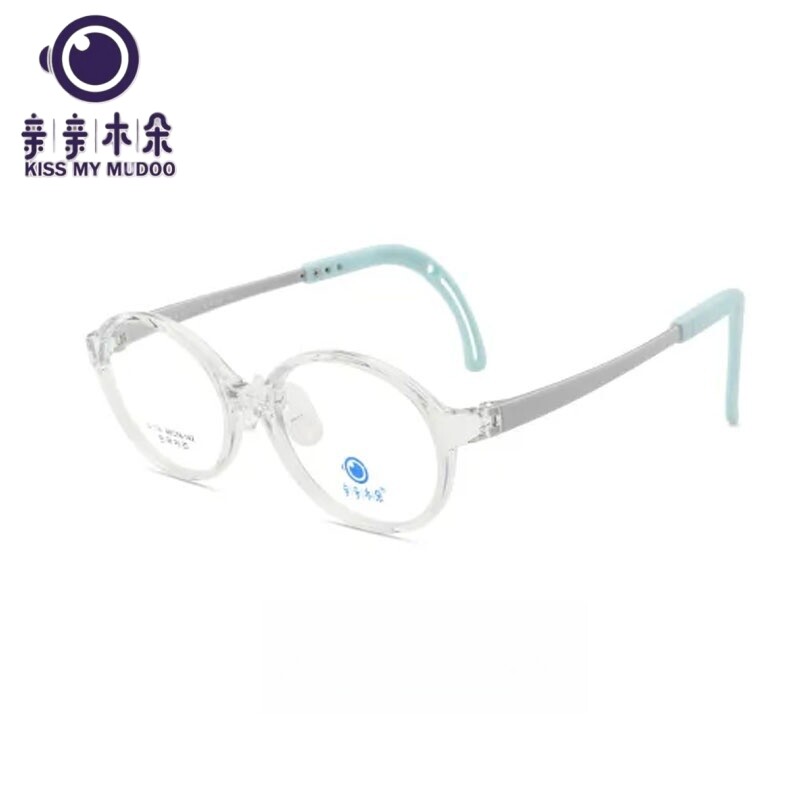 亲亲木朵136儿童眼镜框超轻防滑硅胶鼻托9-11岁耐用男孩女童可调