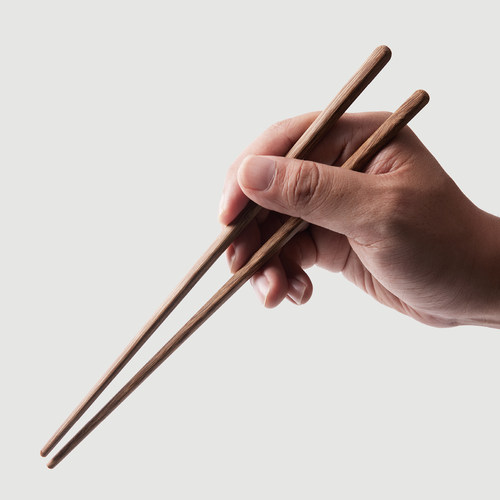 圆角圆头实木6双手工打磨筷子