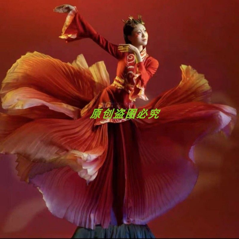 鲤鱼跃龙门舞蹈表演服装图片