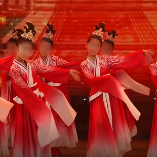 女子古典舞群舞《铜雀台献艺·踏盘》同款舞蹈演出表演服专业定制