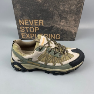 新 真皮牛反绒高颜值百搭徒步鞋 防滑王者 越野跑鞋 品质外贸情侣款