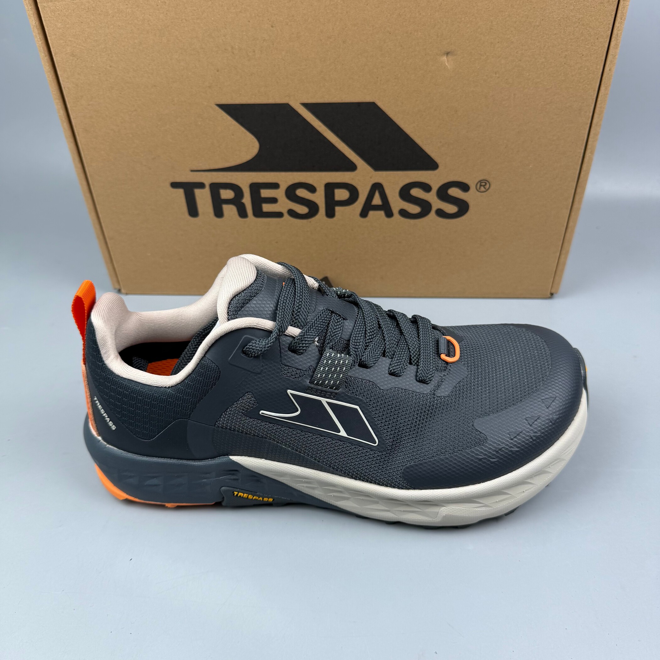 TRESPASS英国单4E宽楦男士户外越野跑鞋适合宽脚胖脚男鞋户外畅行