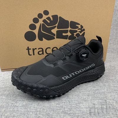 西班牙原单旋转纽扣户外越野跑鞋