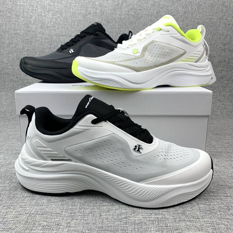 外贸单男女同款跑步鞋冰丝网面透气休闲慢跑鞋轻便减震支撑运动鞋