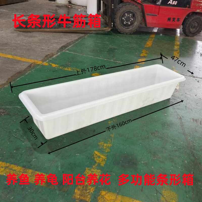 窄箱子条形塑料牛筋箱养龟养殖框