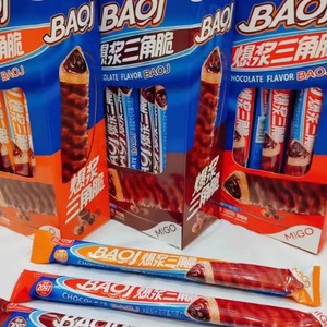 青春不打烊爆浆巧克力脆角夹心涂层饼干爆浆熔岩三角酥宿舍解馋休