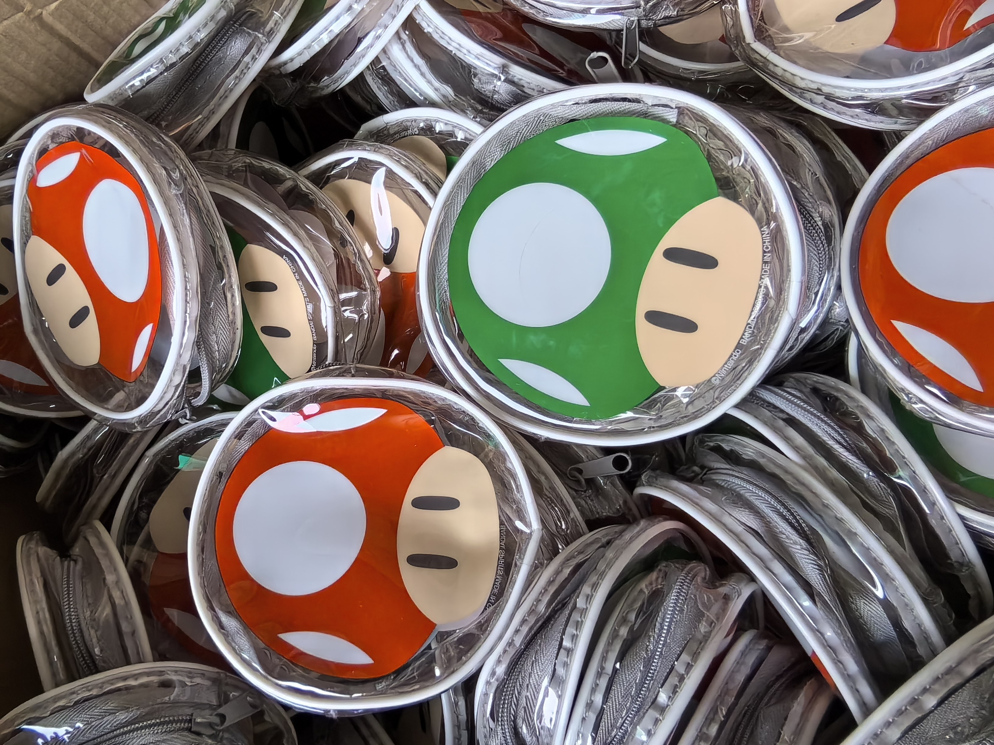 日单限定卡通可爱马里奥透明PVC双面图收纳袋零钱包糖果收纳包,收纳整理,其他收纳袋,淘宝优惠券,粉丝福利购,淘宝优惠卷