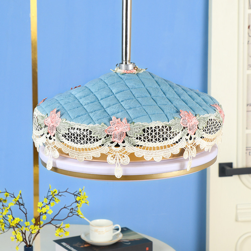 隐形吊扇灯罩防尘罩圆形风扇遮灰布艺一体灯扇套罩欧式吊灯电扇罩,居家布艺,万能盖巾,淘宝优惠券,粉丝福利购,淘宝优惠卷