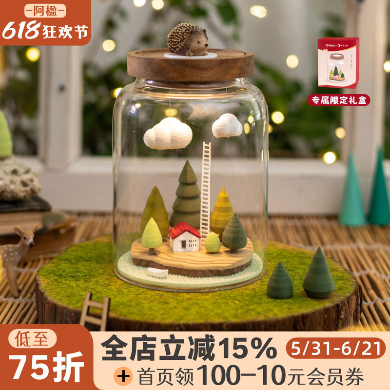 阿楹 工位解压情绪治愈摆件小云朵实用精致男女毕业生日礼物夜灯
