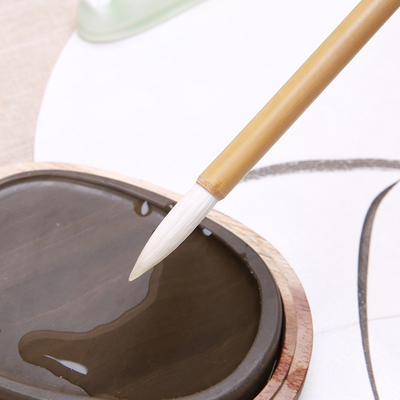 千枝秀羊毫毛笔正品中楷书法