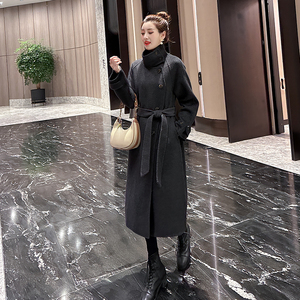 2025秋冬新款双面羊绒大衣女