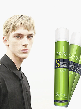 清新喷雾发胶理发店专用定型喷雾无味透明odo保湿哑光干发胶320ml