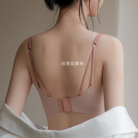日本LEGSILK磨砂美背V型乳膠文胸