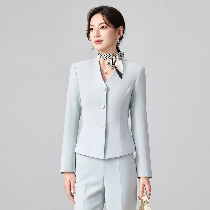 前台顾问医美甲纹绣职业装