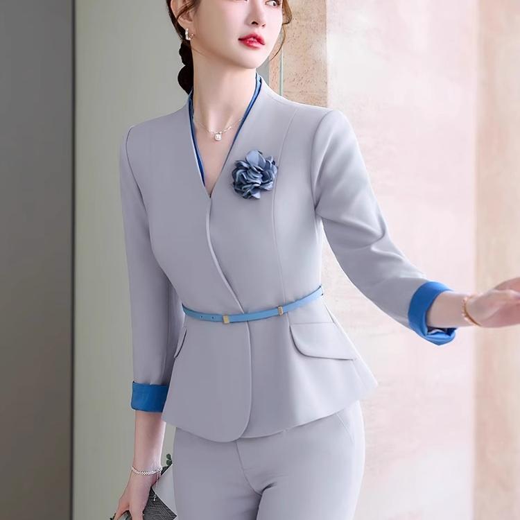 职业西装套装女春秋季气质工作服