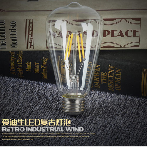 ST64E27螺口大瓦数LED爱迪生灯泡16瓦复古灯泡220V创意球