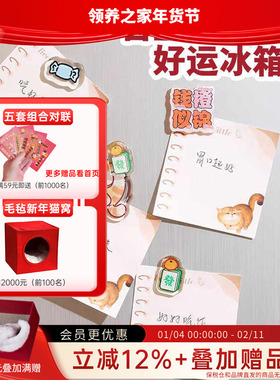 领养之家 原创泰酷猫冰箱贴水晶亚克力隐形强力磁高级感高颜值