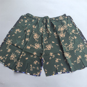 多色 新 百搭显瘦夏季 100%真丝双绉五分裤 女桑蚕丝柔软宽松休闲裤