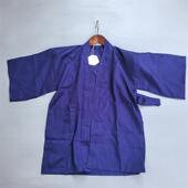 新品 人造棉真丝提花纯色柔软睡袍宽松中长款 修腰外披睡衣高端