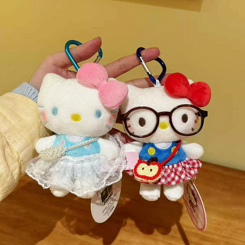 新品玩偶卡通凯蒂猫小公仔包包挂饰可爱背包HelloKitty挂件