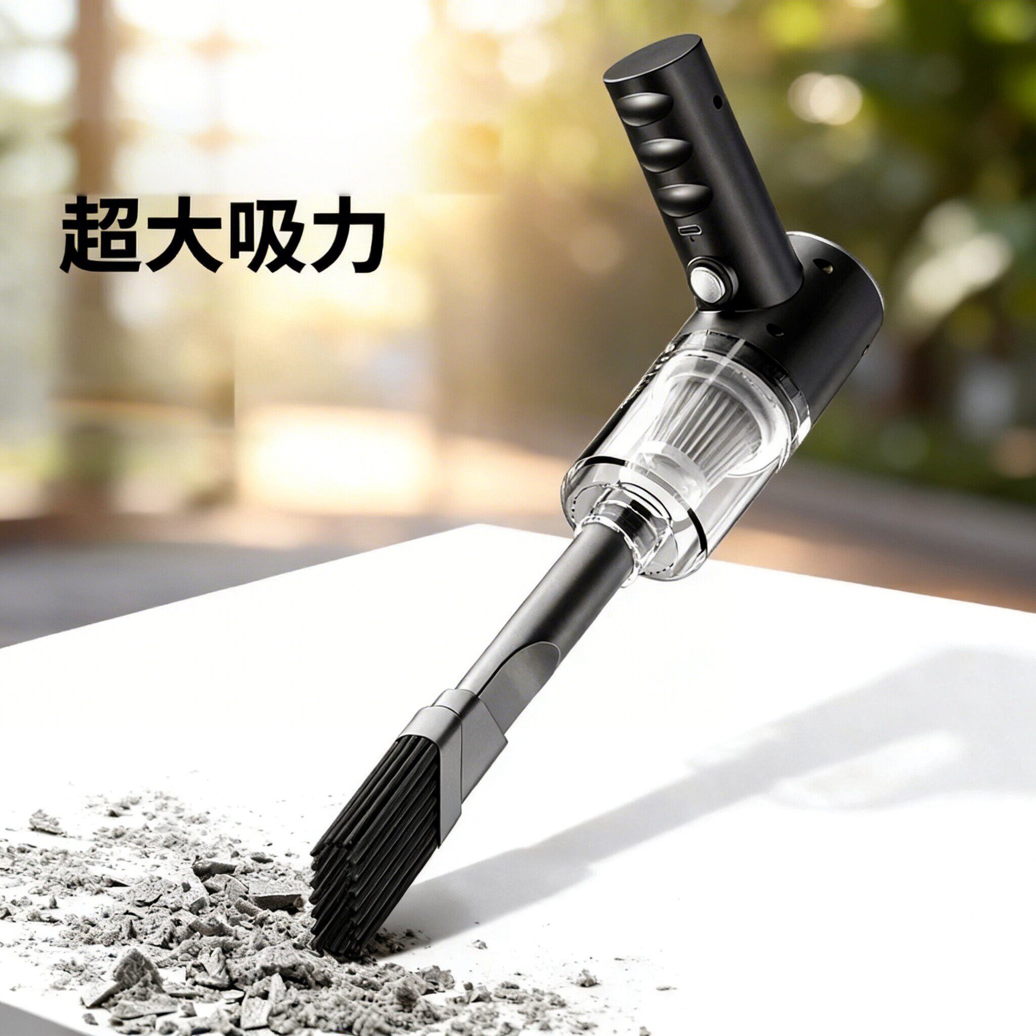 吸尘器吹吸两用家用室内桌面清洁衣柜充电手持式吹风机车载吸尘器