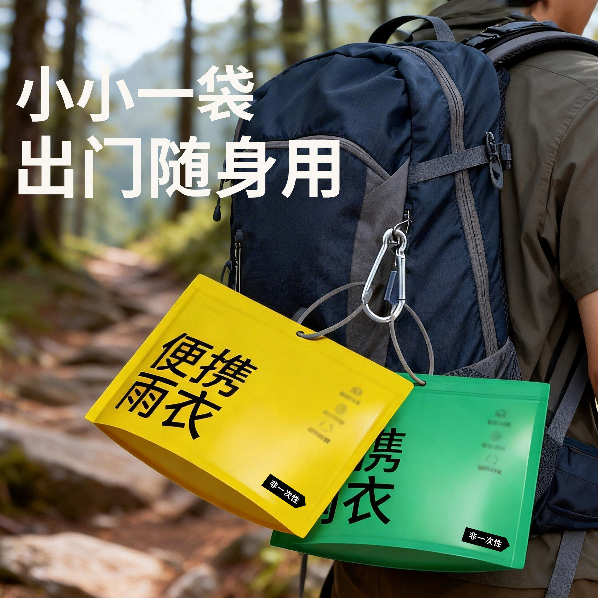 一次性雨衣长款全身防暴雨成人儿童加厚便携户外旅行登山徒步雨披