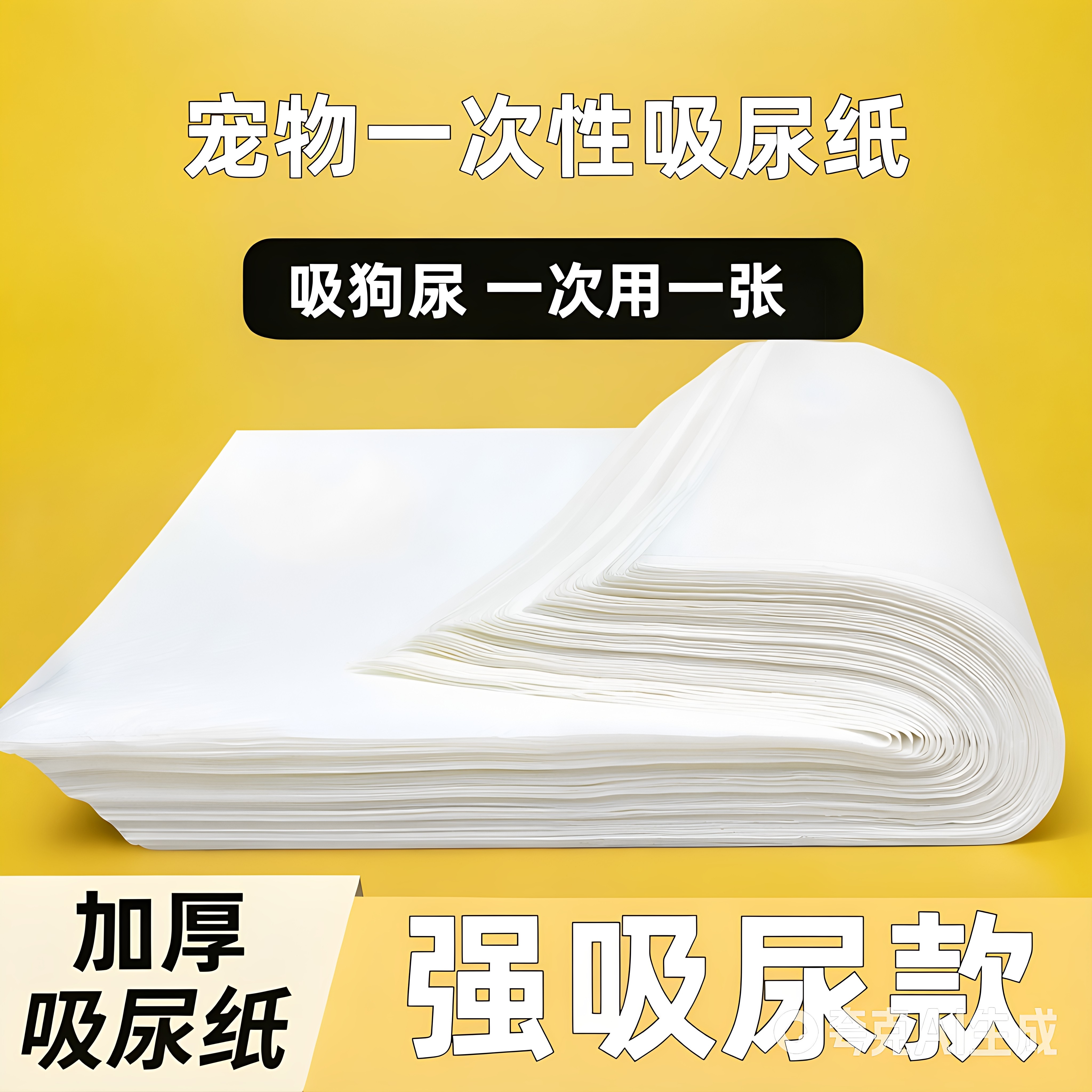 加厚大包宠物吸尿片厂家直销吸尿纸尿片吸水垫尿布神器小狗猫咪