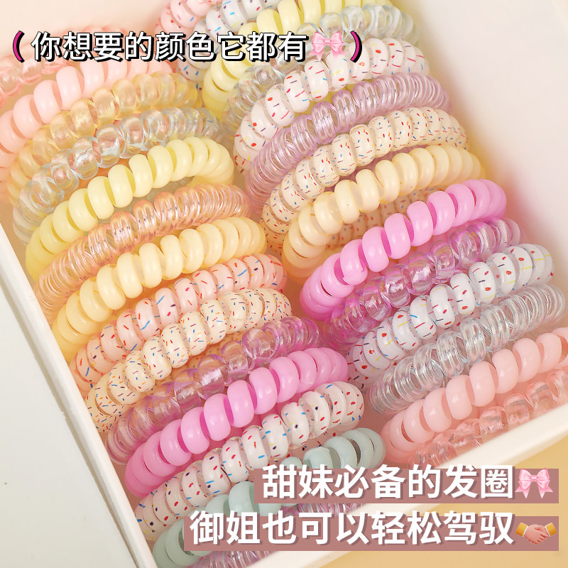 韩式少女高品质葡萄椰椰波点发绳