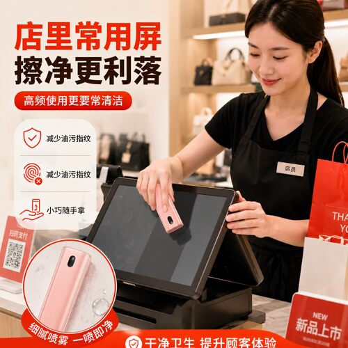 手机屏幕清洁剂喷擦一体消毒液平板液晶笔记本电脑清洗神器不伤屏
