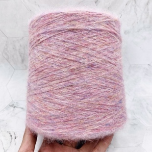 一斤的价格 闪光金葱空心马海毛 柔软围巾毛衣手工编织毛线