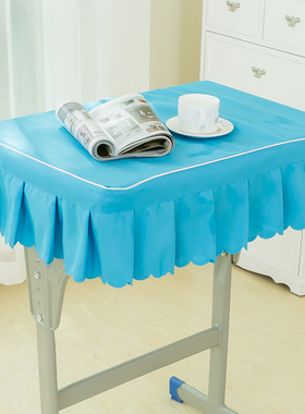 小学生桌布桌罩课桌套罩40×60学校课桌布天蓝色防水书桌学习桌套