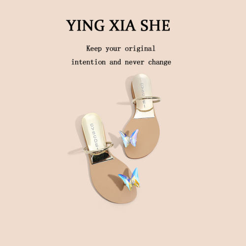 内增高网红鸽子蛋凉鞋羊皮圆头