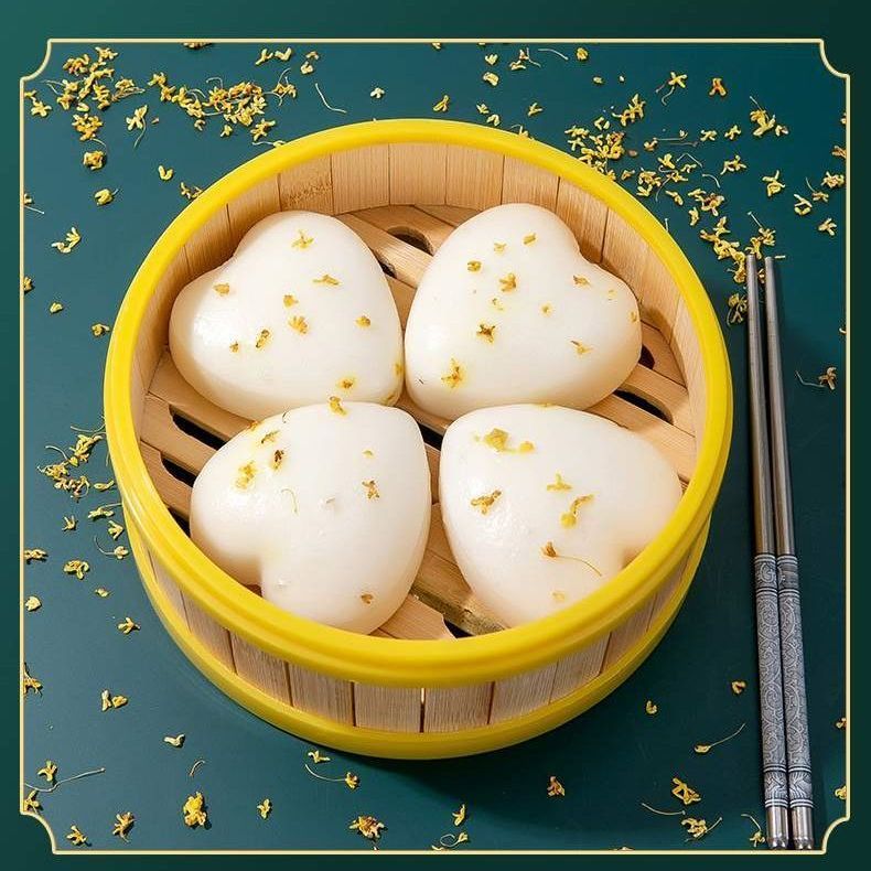 重庆特产速冻心形桂花糕300g