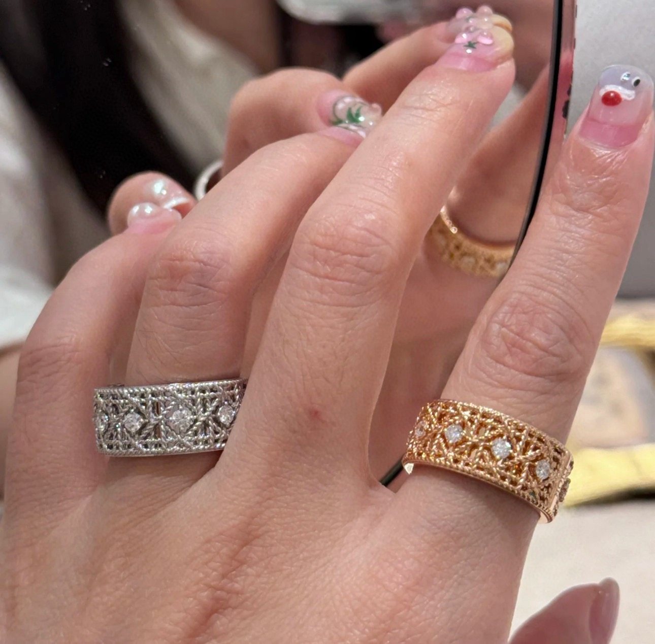 S925纯银精工版干藤格纹带钻戒指my轻奢指环宫廷风指环情人节礼物,饰品/流行首饰/时尚饰品新,戒指/指环,淘宝优惠券,粉丝福利购,淘宝优惠卷