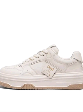 【微瑕】女子厚底防滑耐磨运动休闲板鞋 K0E25CC20J-012